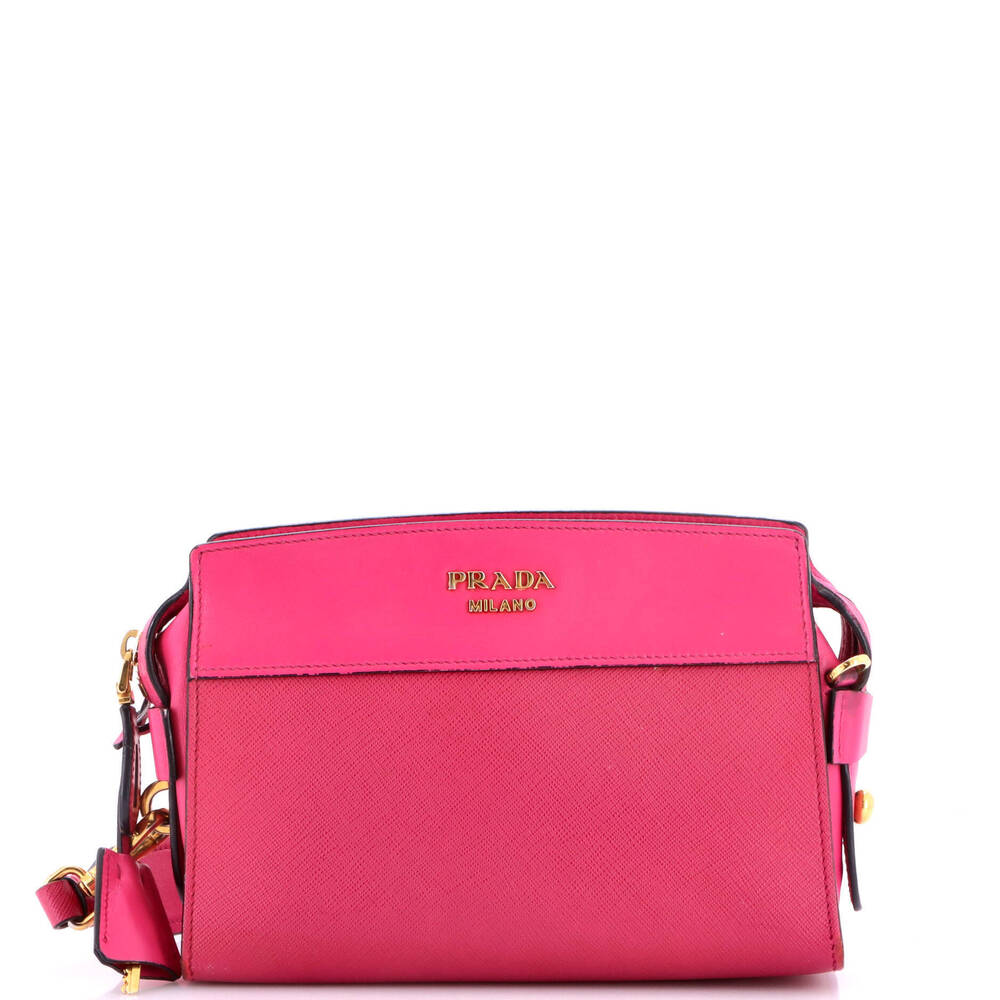 Prada Small Esplanade Crossbody Bag Saffiano with City Calf